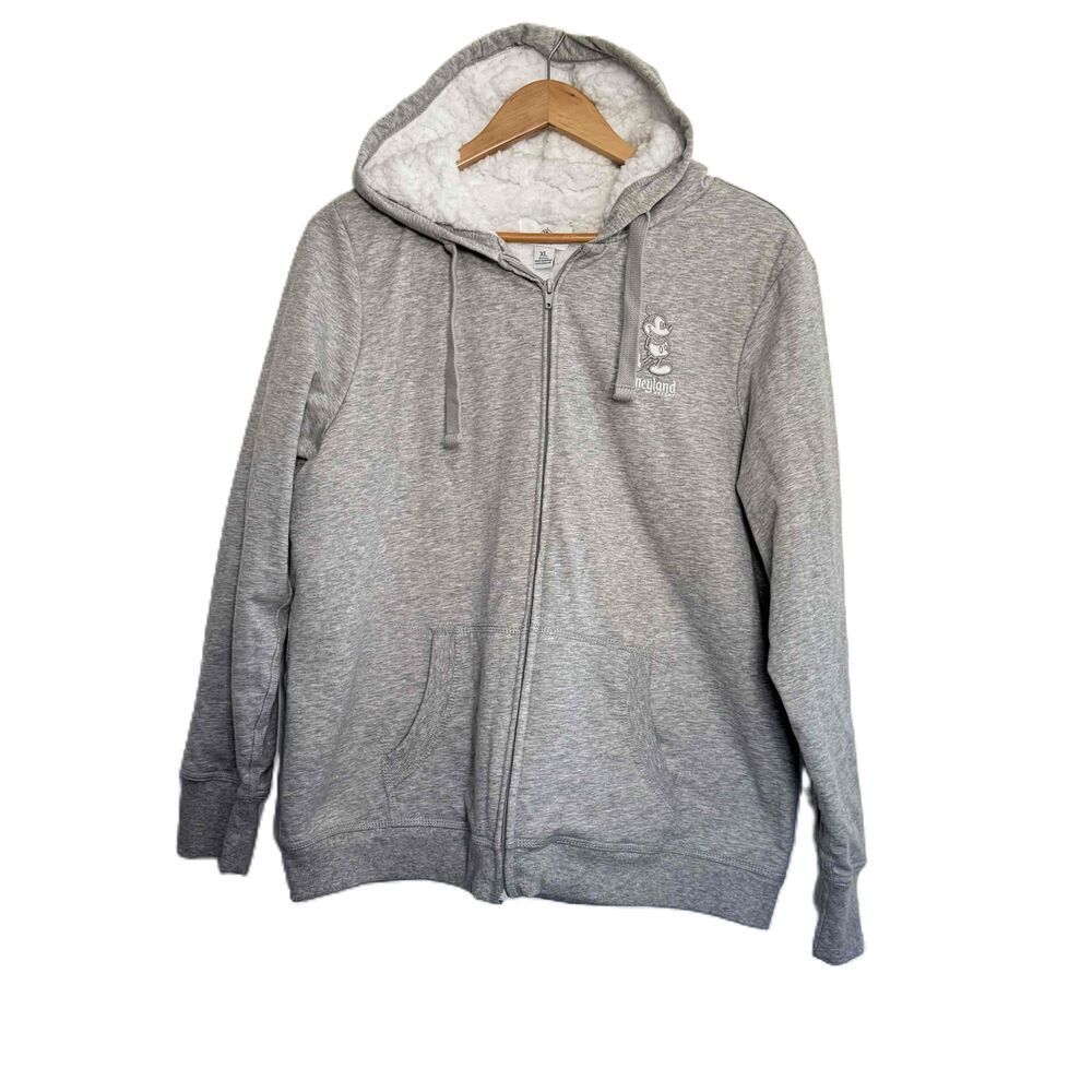 Disney Resorts Hooded Sweatshirt Fleece Lined Front Pockets Hoodie XL